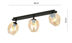 naduvi collection-3-lichts spot flow-honingkleurig--glas-binnenverlichting-verlichting6