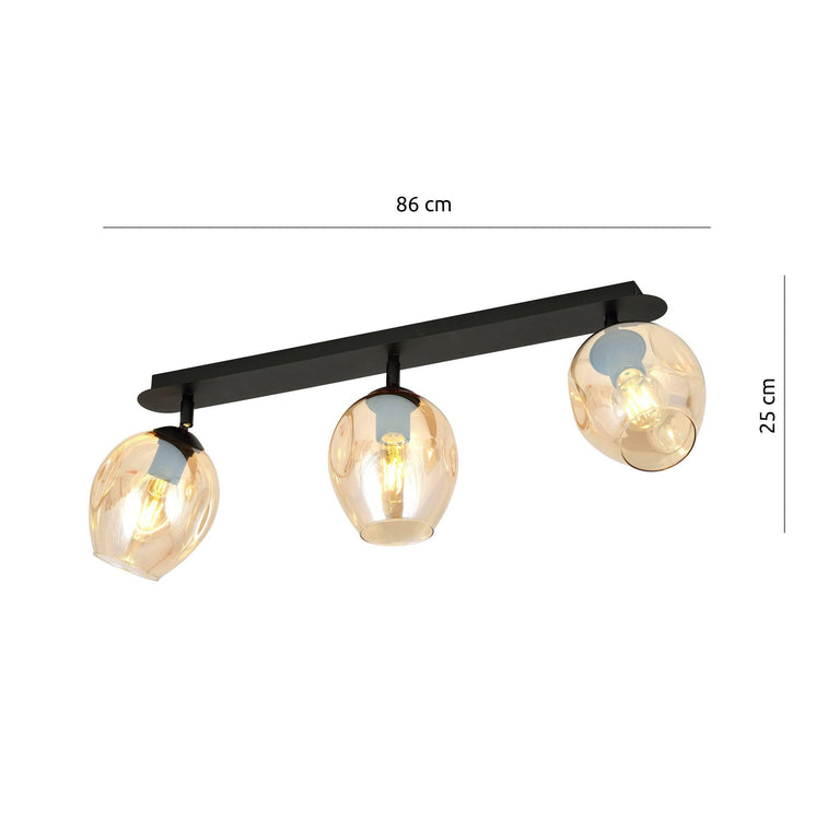 naduvi collection-3-lichts spot flow-honingkleurig--glas-binnenverlichting-verlichting6