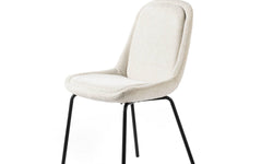 Set van 2 eetkamerstoelen Geriba bouclé