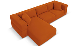 milo casa-hoekbank esther links velvet-terra cotta--velvet-banken-meubels_7998683