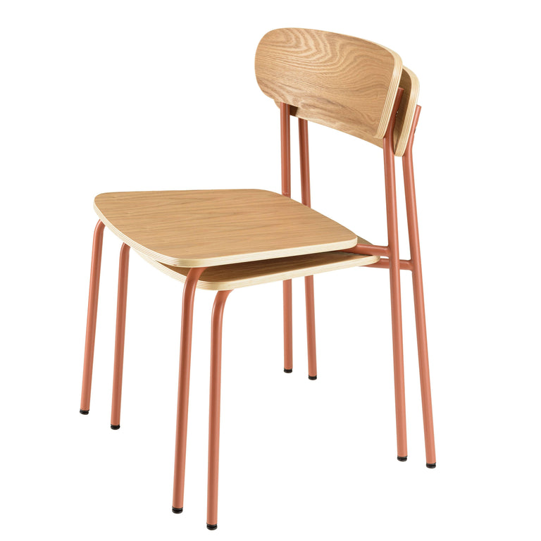 Set van 2 eetkamerstoelen Tom