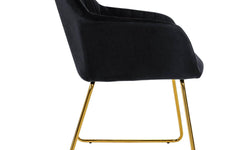 Set van 2 eetkamerstoelen Mili velvet