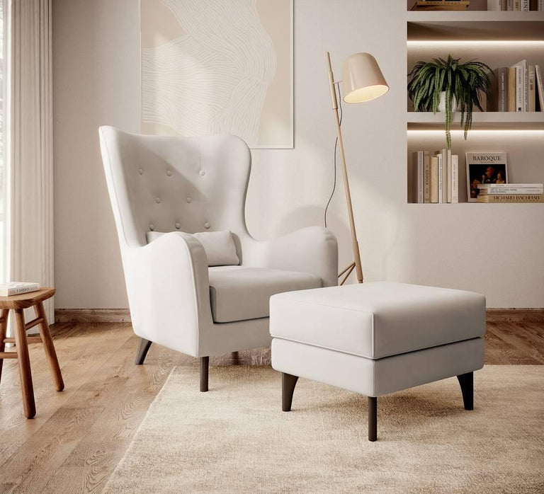 Fauteuil Casara velvet