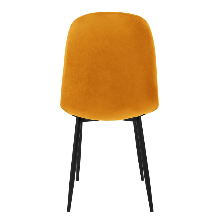 Set van 4 eetkamerstoelen Wisk velvet