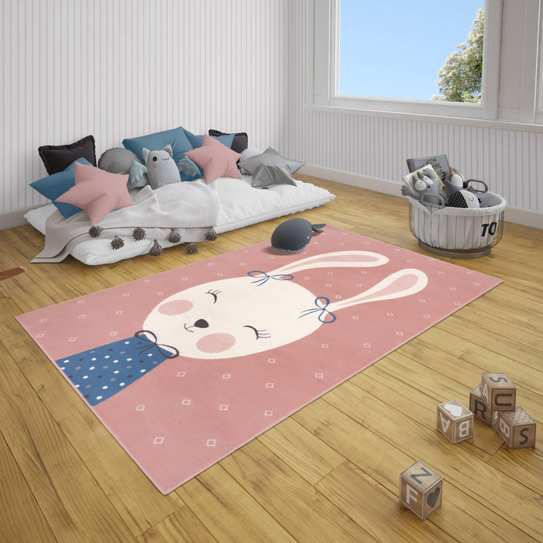 Kindervloerkleed Bunny Polly