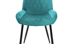 Set van 2 eetkamerstoelen Mana velvet