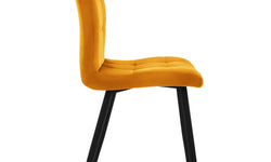 Set van 4 eetkamerstoelen Quinn velvet