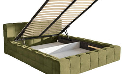 Tilly bedframe velvet met opbergvak 160 x 220 cm