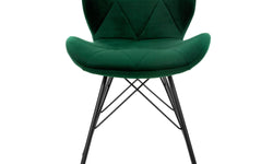 Set van 8 eetkamerstoelen Dane velvet