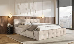 Tilly bedframe chenille met opbergvak 200 x 220 cm