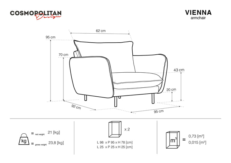 cosmopolitan-design-fauteuil-vienna-velvet-beige-zwart-95x92x95-velvet-stoelen-fauteuils-meubels7