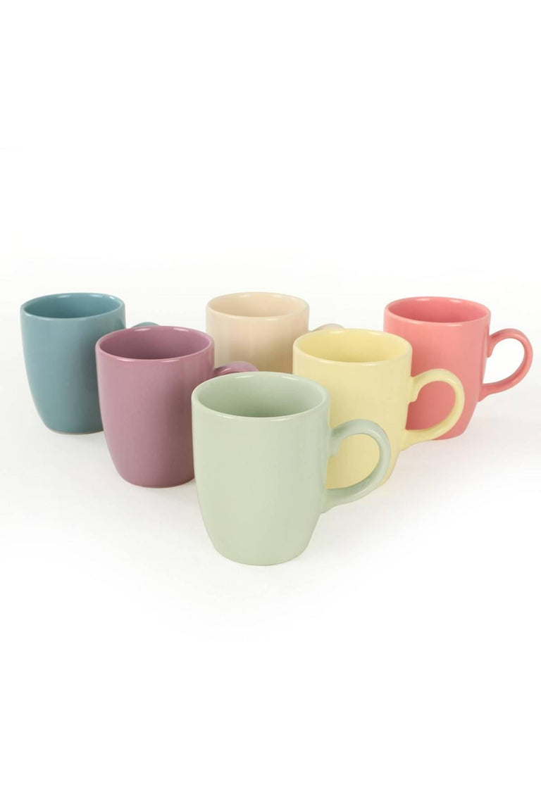 hermia-set van 6 kopjes maltine keramiek-multicolour--keramiek-servies-koken & tafelen1