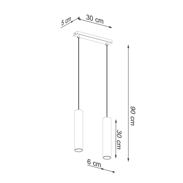 Hanglamp Lagos 2-lichts