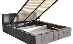 Tilly bedframe velvet met opbergvak 180 x 220 cm