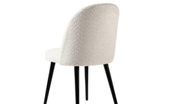 Set van 2 eetkamerstoelen Leona bouclé