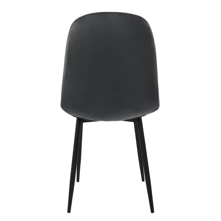 Set van 8 eetkamerstoelen Wisk velvet