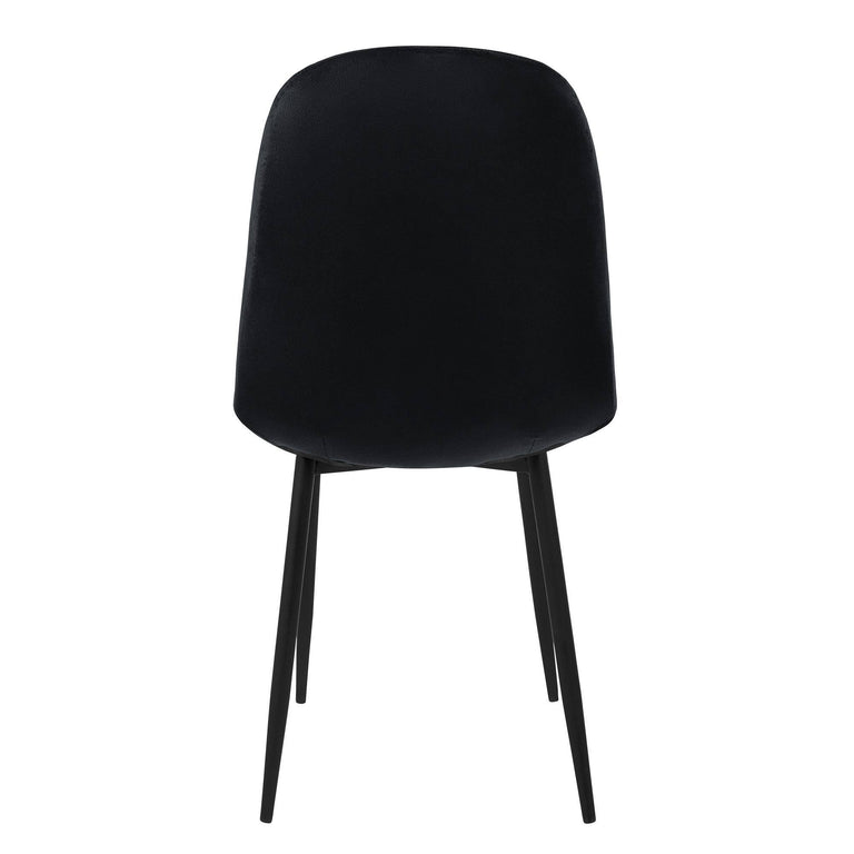 Set van 4 eetkamerstoelen Wisk velvet