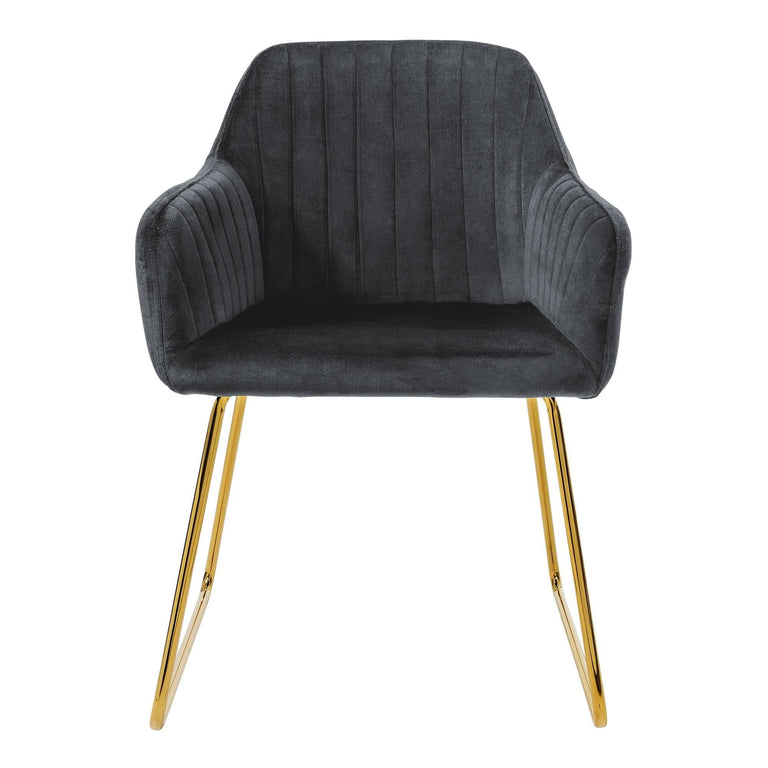 Set van 6 eetkamerstoelen Mili velvet