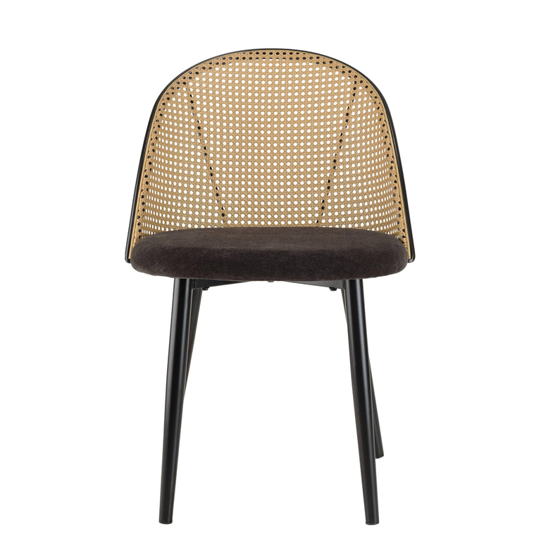 Set van 2 eetkamerstoelen Lea hele rugleuning