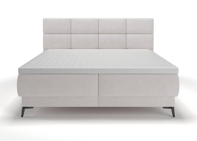 Boxspring Reyuno velvet met opbergruimte 160 x 200 cm