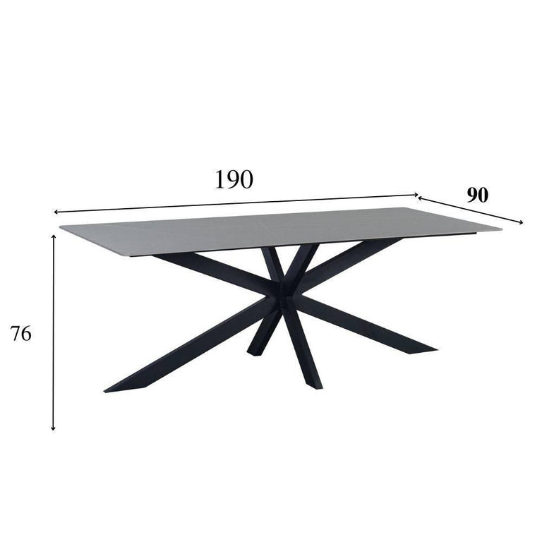 Eettafel Edin marmerlook