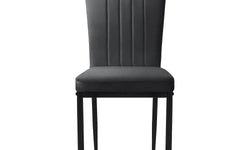 Set van 4 eetkamerstoelen Garcia velvet