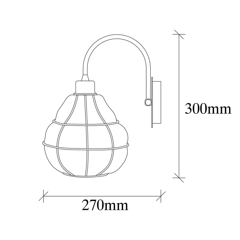 Wandlamp Saffron