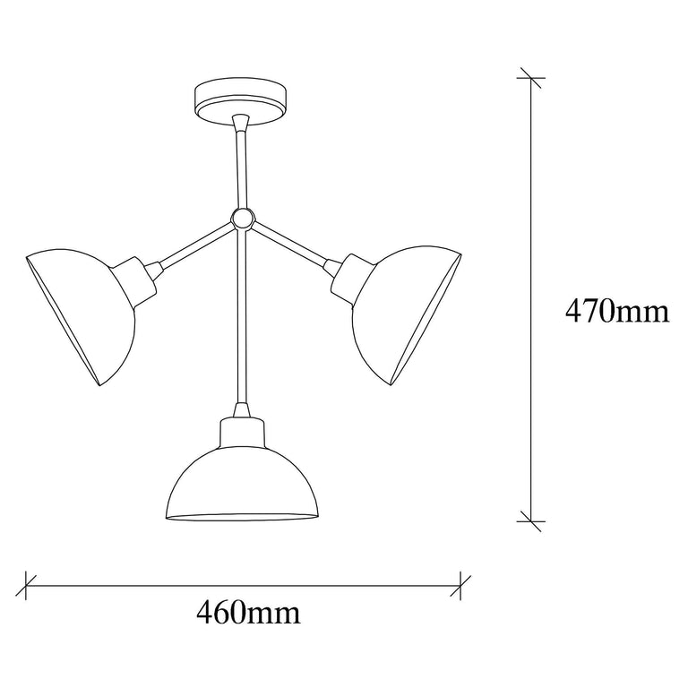 Hanglamp Dram 3-lichts