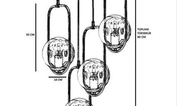 Hanglamp Camilla 4-lichts