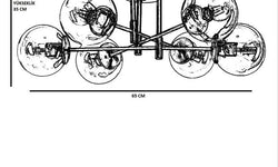 Hanglamp Deloris 6-lichts