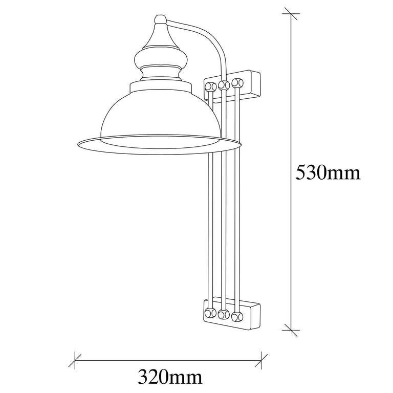 Wandlamp Sandy