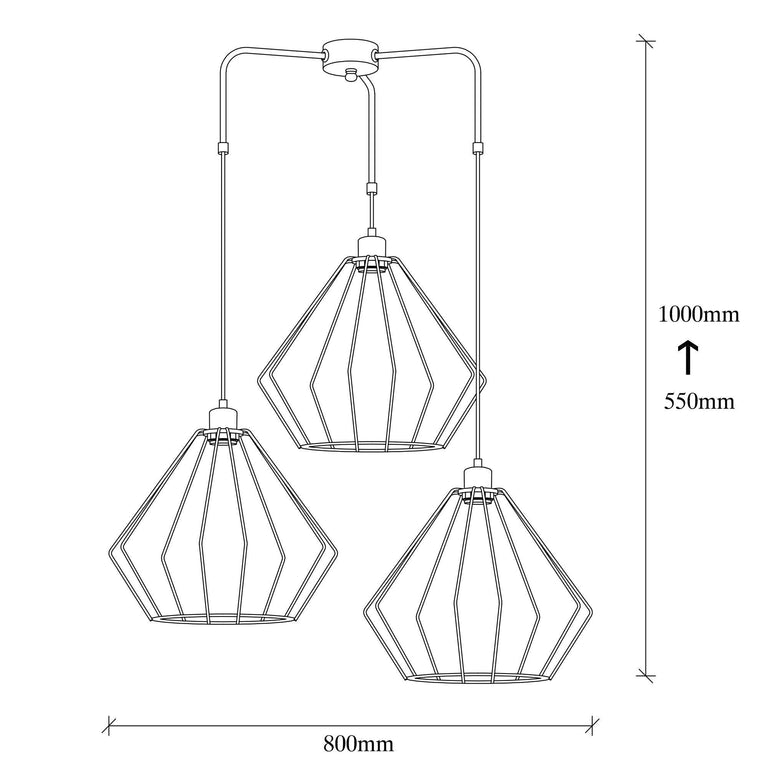 Hanglamp Maden 3-lichts