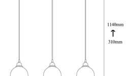 Hanglamp Smokey 3-lichts