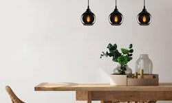 Hanglamp Smokey 3-lichts