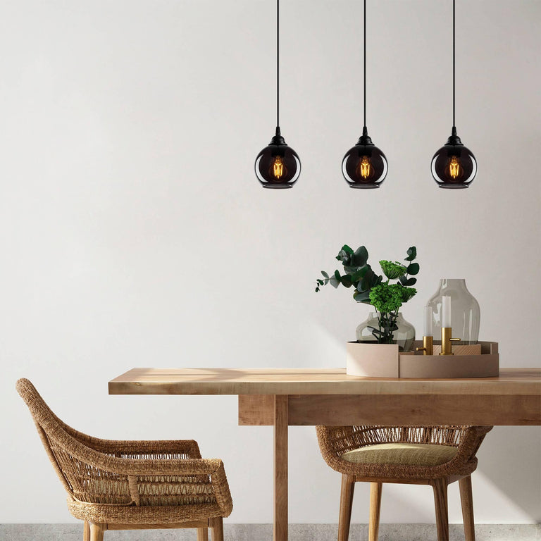 Hanglamp Smokey 3-lichts