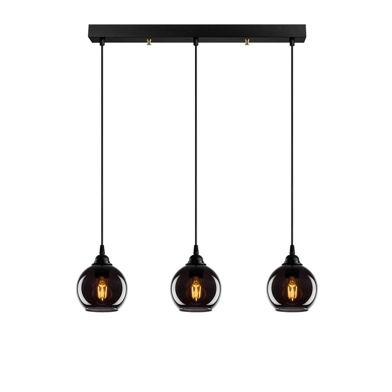 Hanglamp Smokey 3-lichts