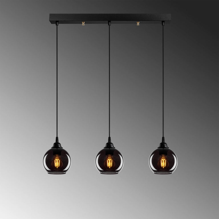 Hanglamp Smokey 3-lichts