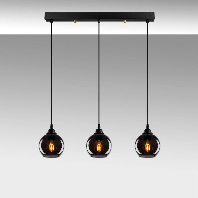 Hanglamp Smokey 3-lichts