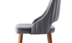 Set van 4 eetkamerstoelen Açelya velvet