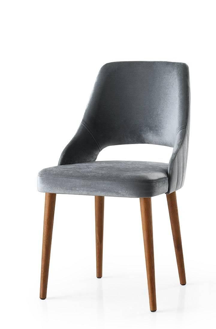 Set van 4 eetkamerstoelen Açelya velvet