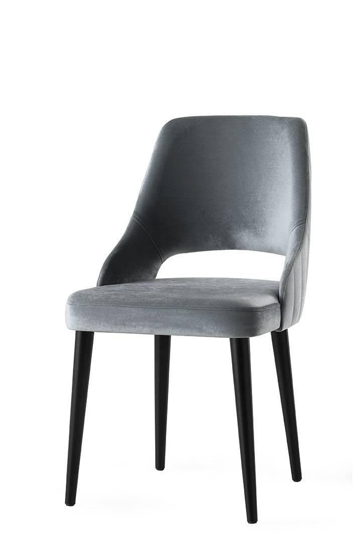 Set van 4 eetkamerstoelen Açelya velvet