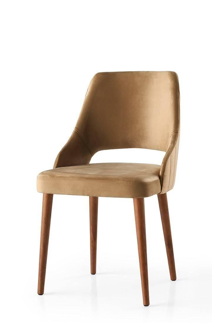 Set van 4 eetkamerstoelen Açelya velvet