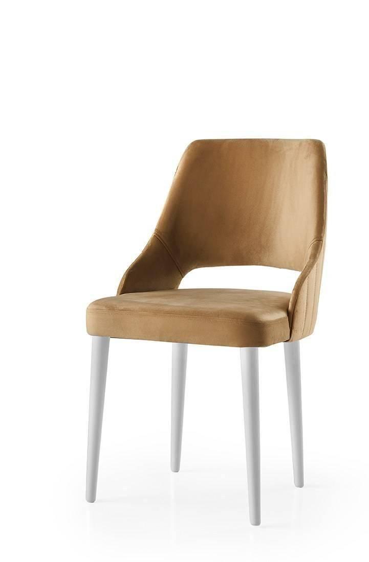 Set van 4 eetkamerstoelen Açelya velvet