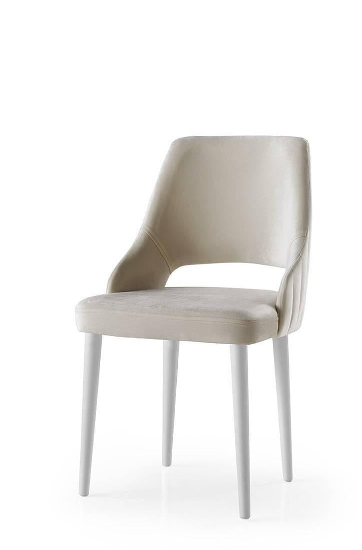 Set van 4 eetkamerstoelen Açelya velvet