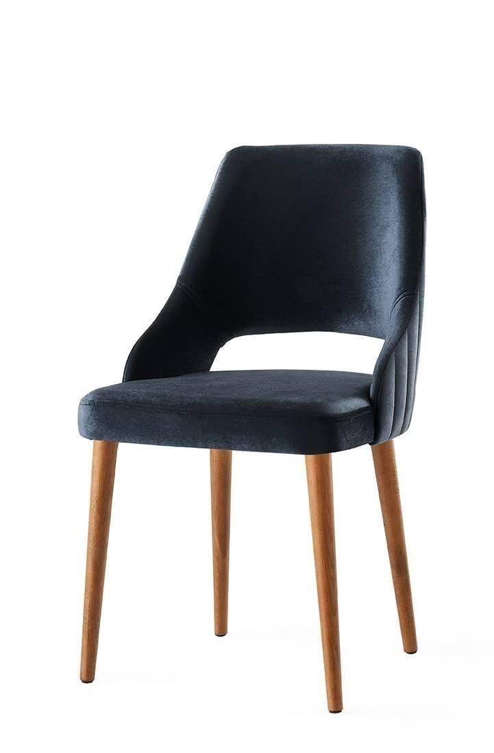 Set van 4 eetkamerstoelen Açelya velvet