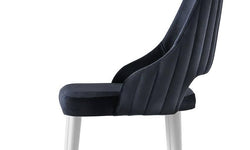 Set van 4 eetkamerstoelen Açelya velvet