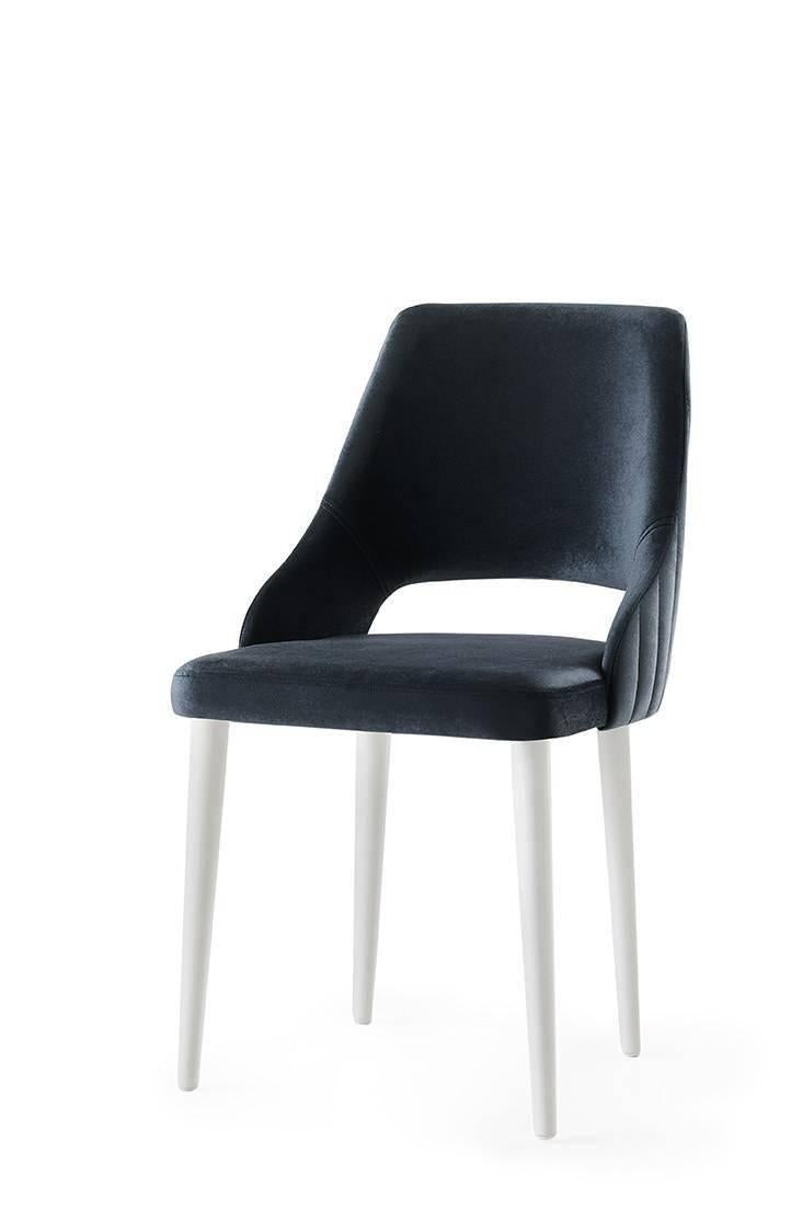 Set van 4 eetkamerstoelen Açelya velvet