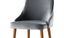 Set van 4 eetkamerstoelen Seyhan velvet