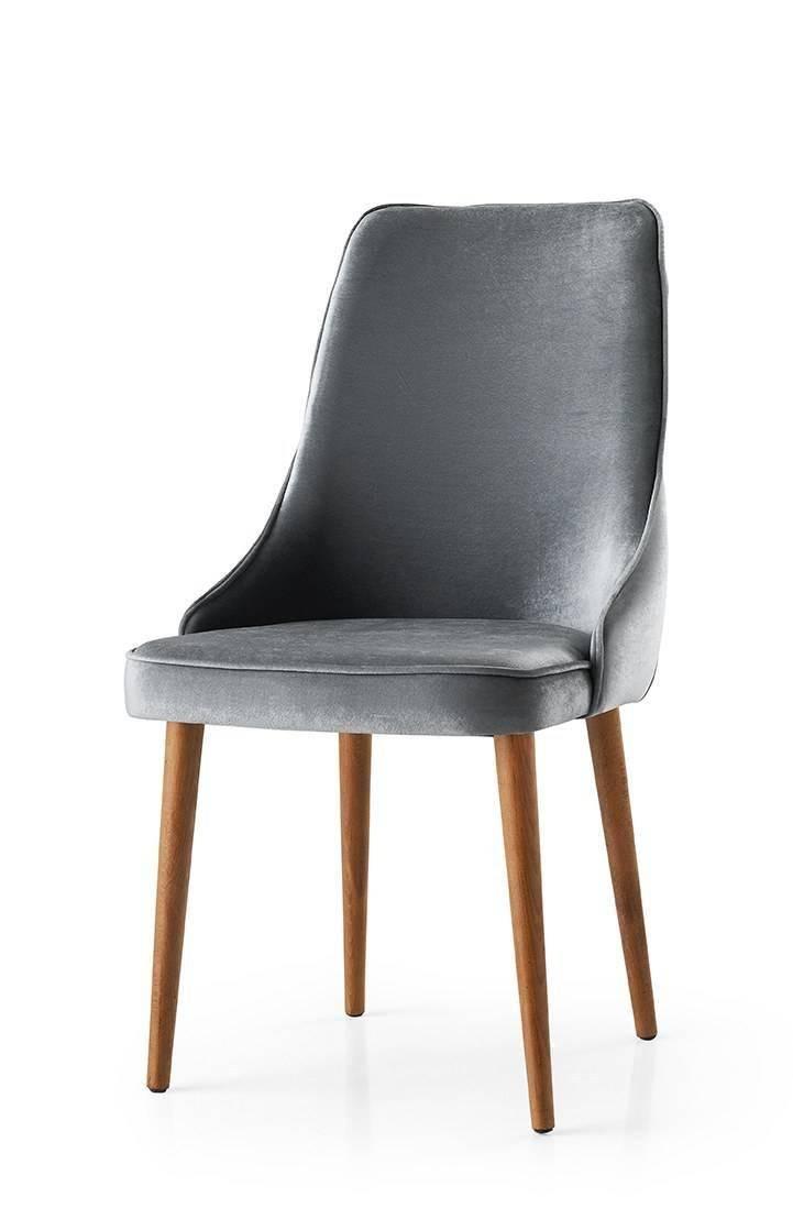 Set van 4 eetkamerstoelen Seyhan velvet