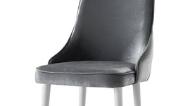 Set van 4 eetkamerstoelen Seyhan velvet